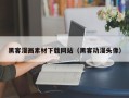 庆阳黑客漫画素材下载网站（黑客动漫头像）
